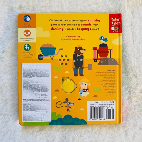 Construction Hardcover books "My Little Book of Trucks" and "Noisy Digger" - Picture 11 of 12